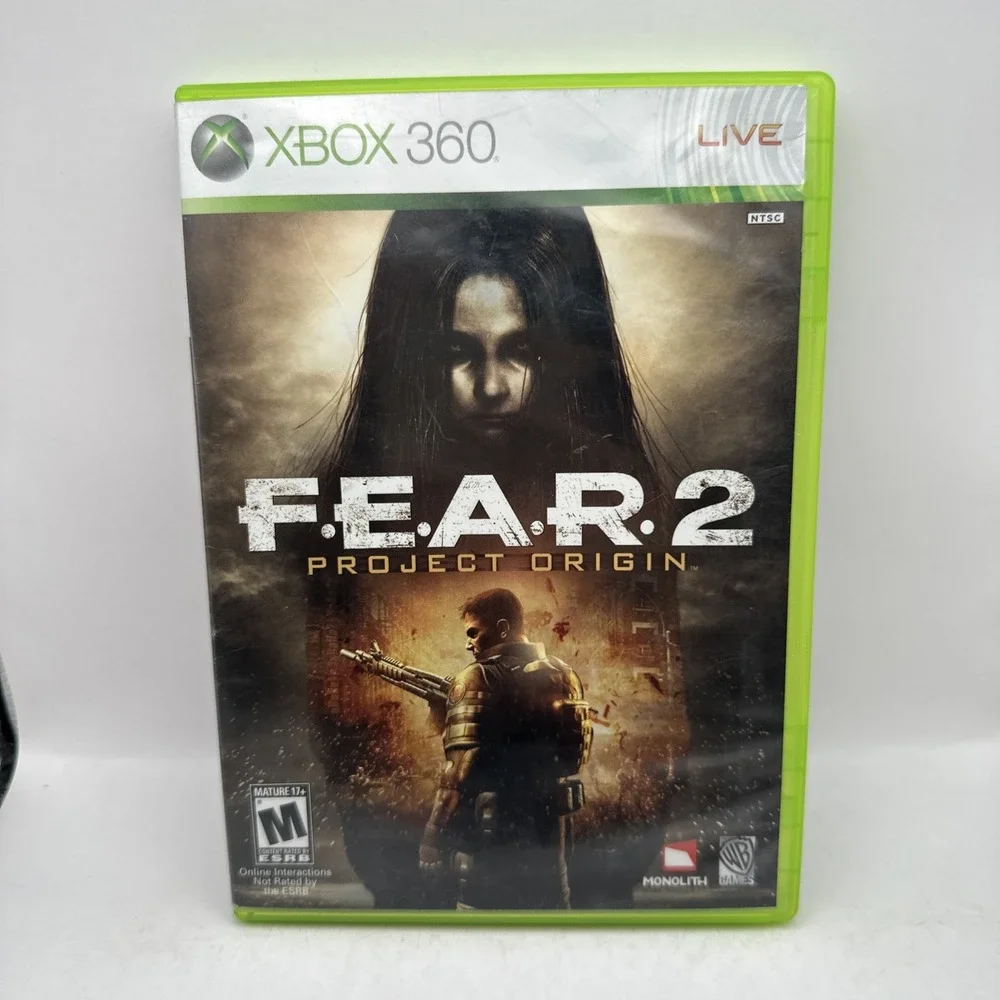 F.E.A.R. 2 Project Origin XBOX 360 CIB Complete w Manual WB